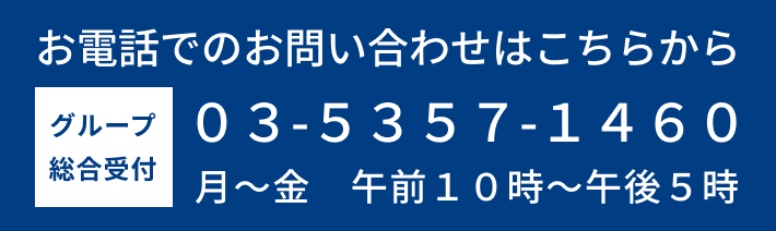 お電話でのお問い合わせは03-5213-4976